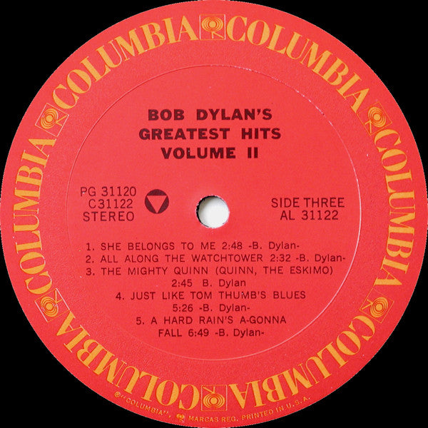 Bob Dylan's Greatest Hits Volume II - secondary