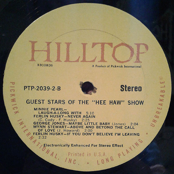 Guest Stars Of The "Hee-Haw" Show - secondary