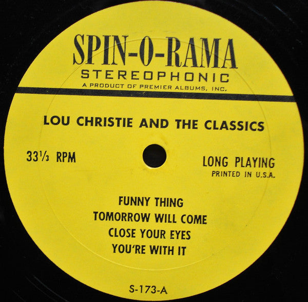 Lou Christie And The Classics - secondary