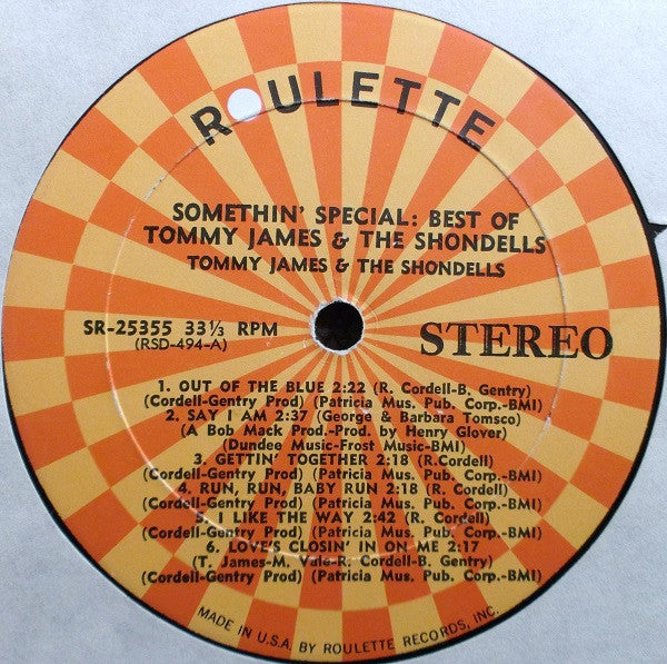 Something Special! The Best Of Tommy James And The Shondells - secondary