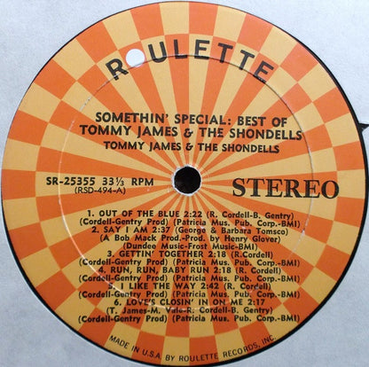 Something Special! The Best Of Tommy James And The Shondells - secondary