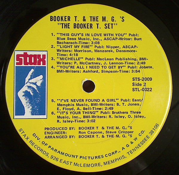 The Booker T. Set - secondary