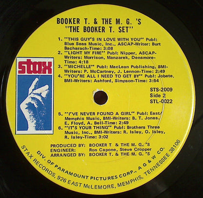 The Booker T. Set - secondary