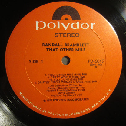 Randall Bramblett - That Other Mile