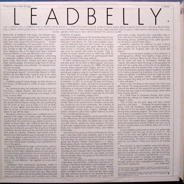 Leadbelly - secondary