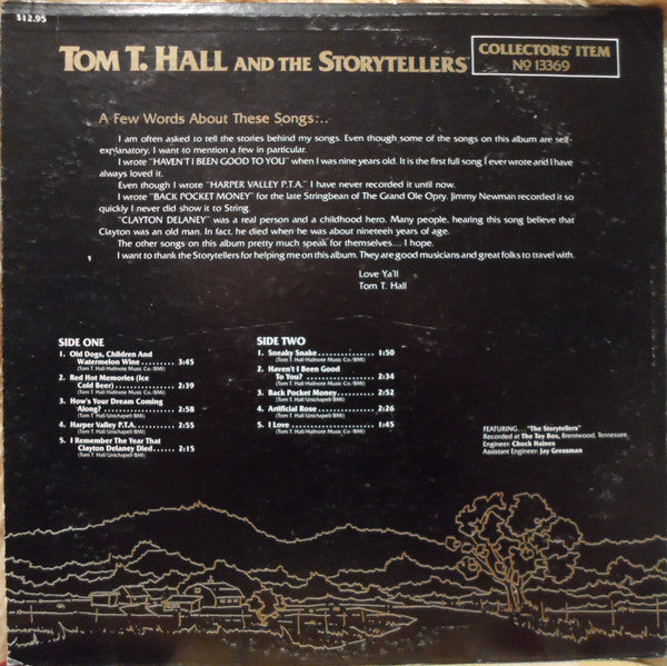 Tom T. Hall And The Storytellers - secondary