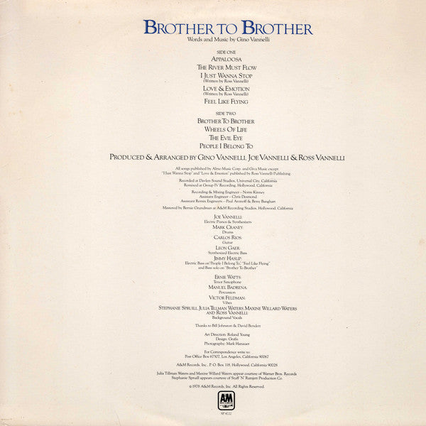 Brother To Brother - secondary