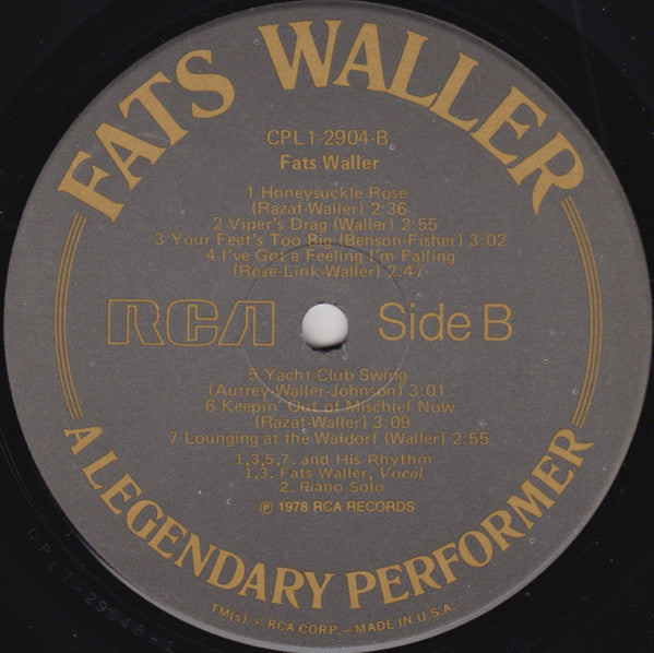 A Legendary Performer - secondary