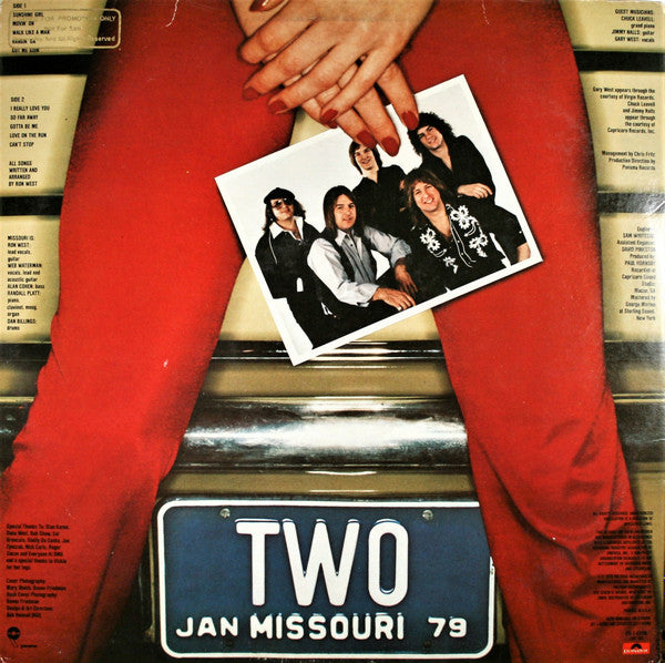 Welcome Two Missouri - secondary