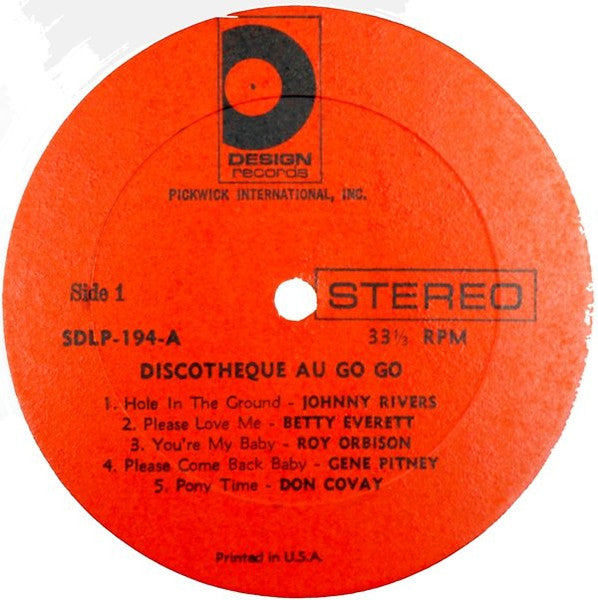 Various - Discotheque Au Go Go