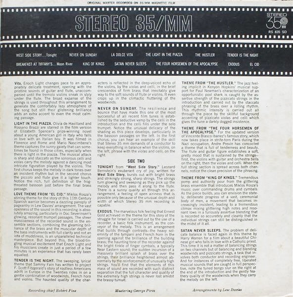 Enoch Light And His Orchestra - Great Themes From Hit Films
