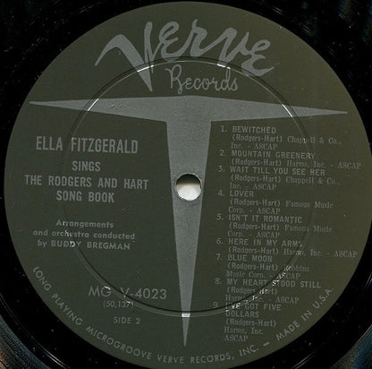 Ella Fitzgerald - Sings The Rodgers And Hart Song Book Volume 2