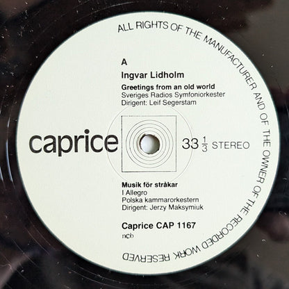 Musik För Stråkar / Greetings From An Old World / Kontakion - secondary