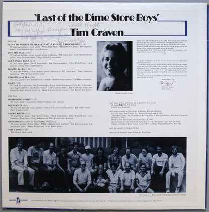 Tim Craven - Last Of The Dime Store Boys