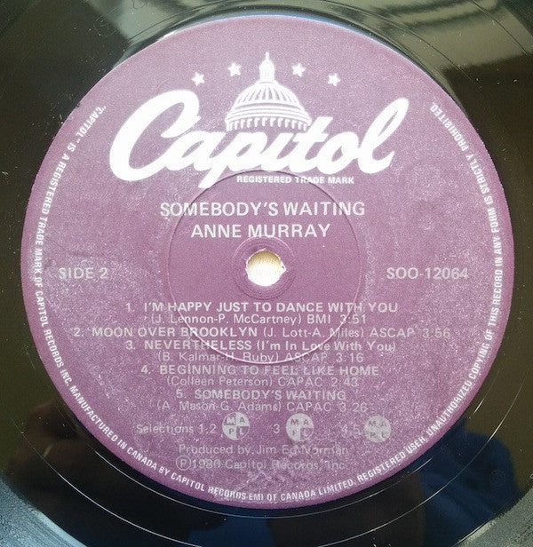 Anne Murray - Somebody's Waiting