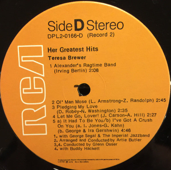 Teresa Brewer - Her Greatest Hits