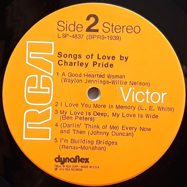 Charley Pride - Songs Of Love By Charley Pride