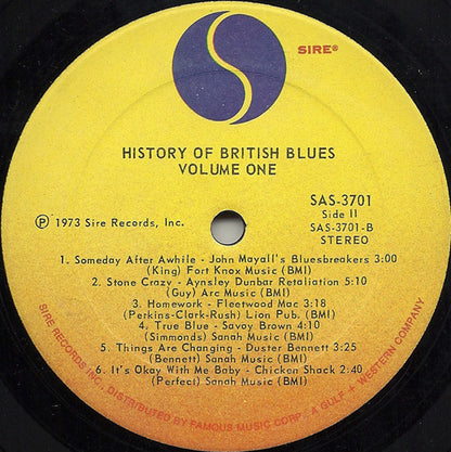History Of British Blues (Volume One) - secondary