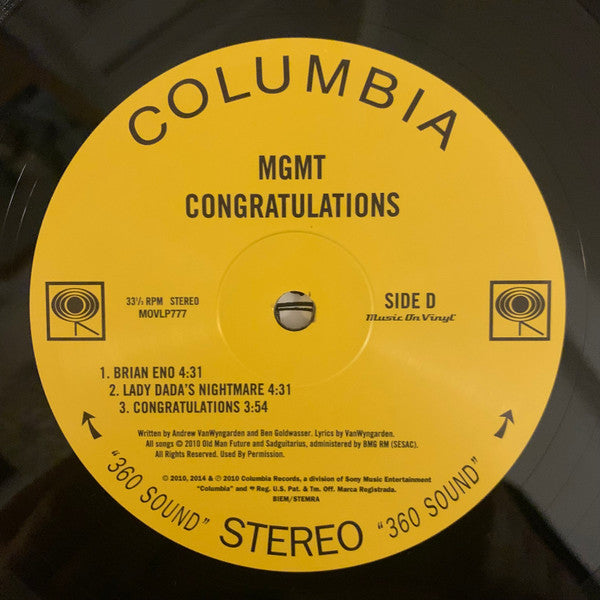 Congratulations - secondary