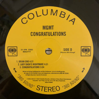 Congratulations - secondary