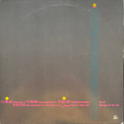 It's Your Night / Yah Mo B There - secondary