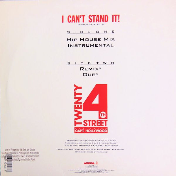 I Can't Stand It! - secondary