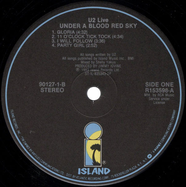 Live "Under A Blood Red Sky" - secondary