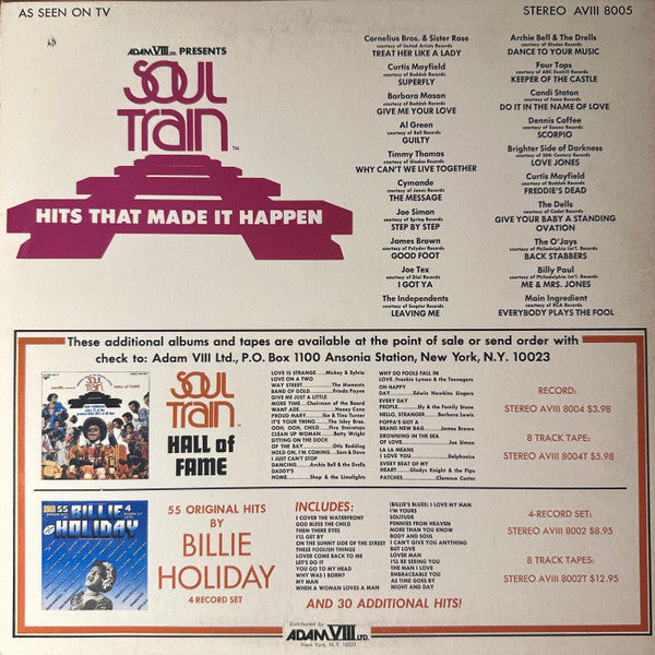 Soul Train Hits That Made It Happen - secondary