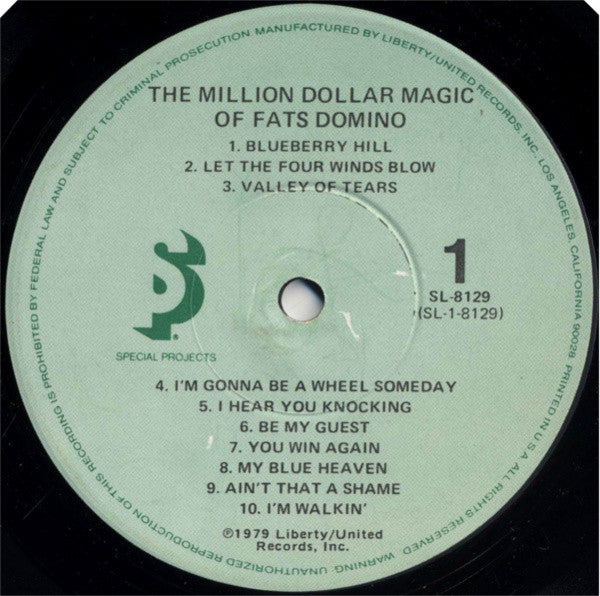 The Million Dollar Magic Of Fats Domino - secondary