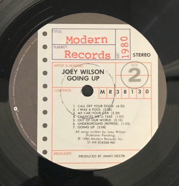 Joey Wilson - Going Up