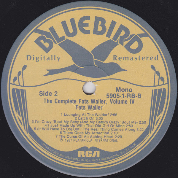 The Complete Fats Waller Volume IV - secondary
