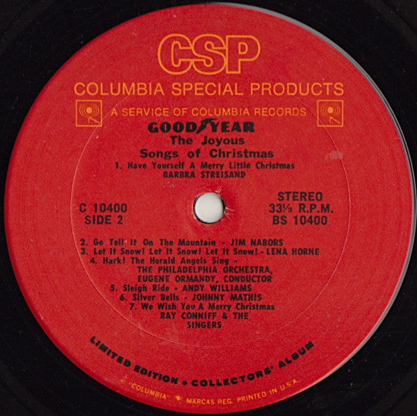 Various - The Joyous Songs Of Christmas
