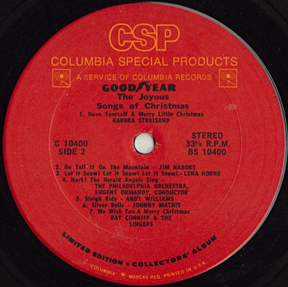 Various - The Joyous Songs Of Christmas