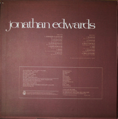 Jonathan Edwards - secondary