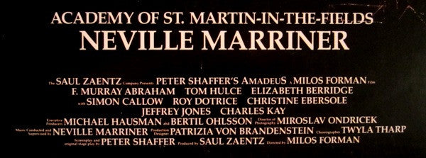 Sir Neville Marriner, The Academy Of St. Martin-in-the-Fields - Amadeus (Original Soundtrack Recording)