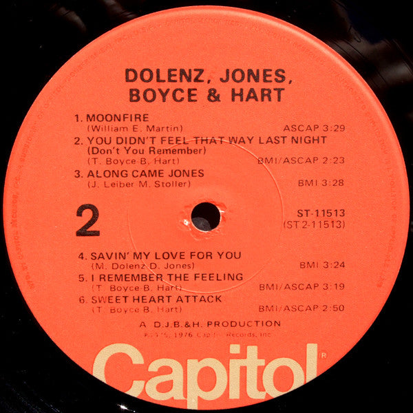Dolenz, Jones, Boyce & Hart - secondary