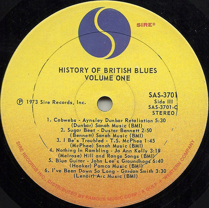 History Of British Blues (Volume One) - secondary