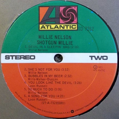 Shotgun Willie - secondary