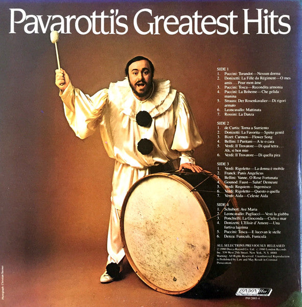 Pavarotti's Greatest Hits - secondary
