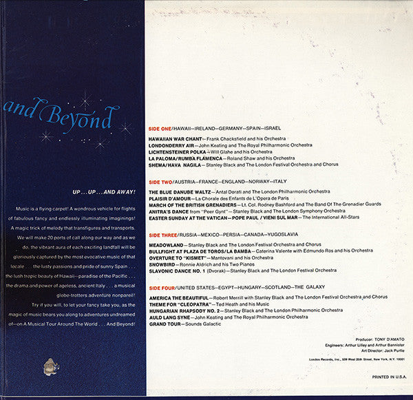 Various - Musical Tour Around The World...And Beyond!