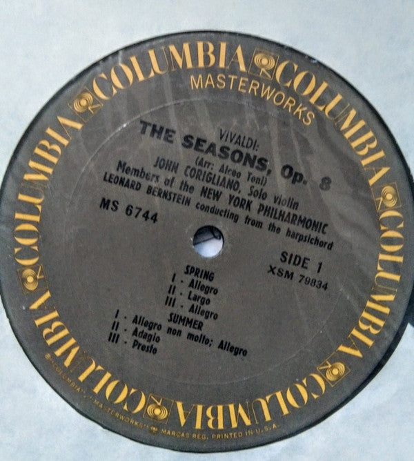 Antonio Vivaldi, Leonard Bernstein, New York Philharmonic, John Corigliano - The Four Seasons, Op. 8
