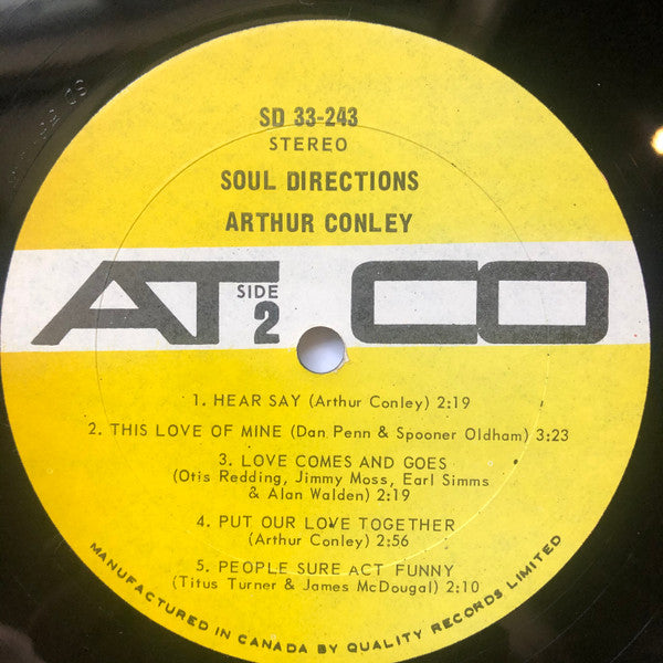 Arthur Conley - Soul Directions