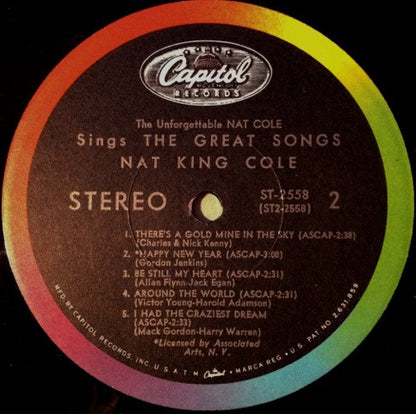 The Unforgettable Nat Cole Sings The Great Songs! - secondary