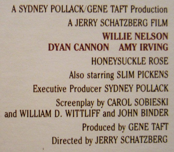 Willie Nelson & Family - Honeysuckle Rose (Music From The Original Soundtrack)