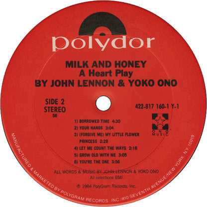 Milk And Honey - secondary