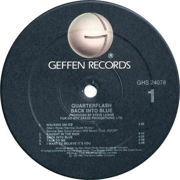 Quarterflash - Back Into Blue