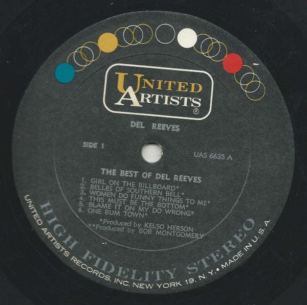 Del Reeves - The Best Of Del Reeves