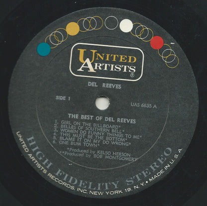 Del Reeves - The Best Of Del Reeves