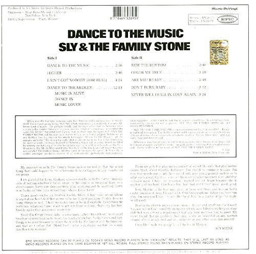 Dance To The Music - secondary