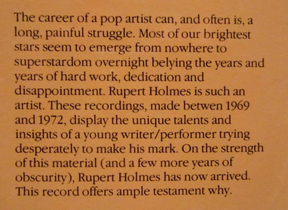 Rupert Holmes - Rupert Holmes